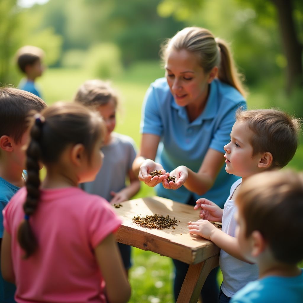Taller educativo con niños