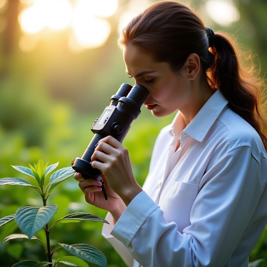 Botánico especialista en identificación de enfermedades